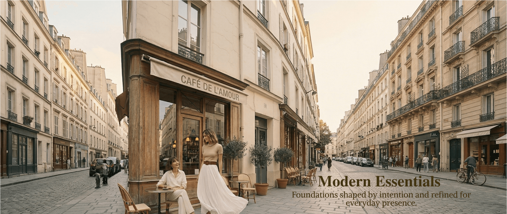 Modern Essentials - Foundations shaped by intention and refined for everyday presence